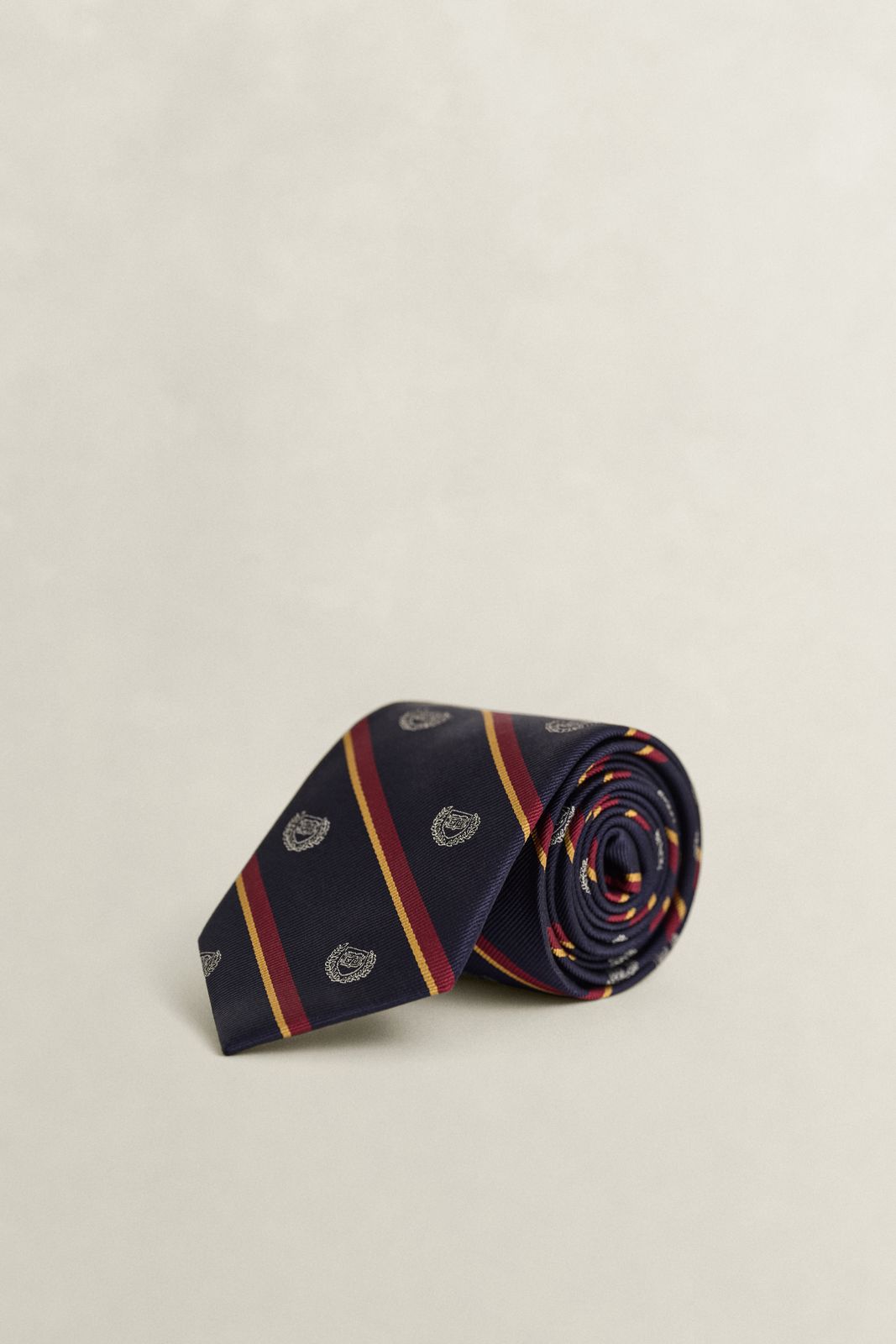 Gant x Yale Crest Tie - MARINE