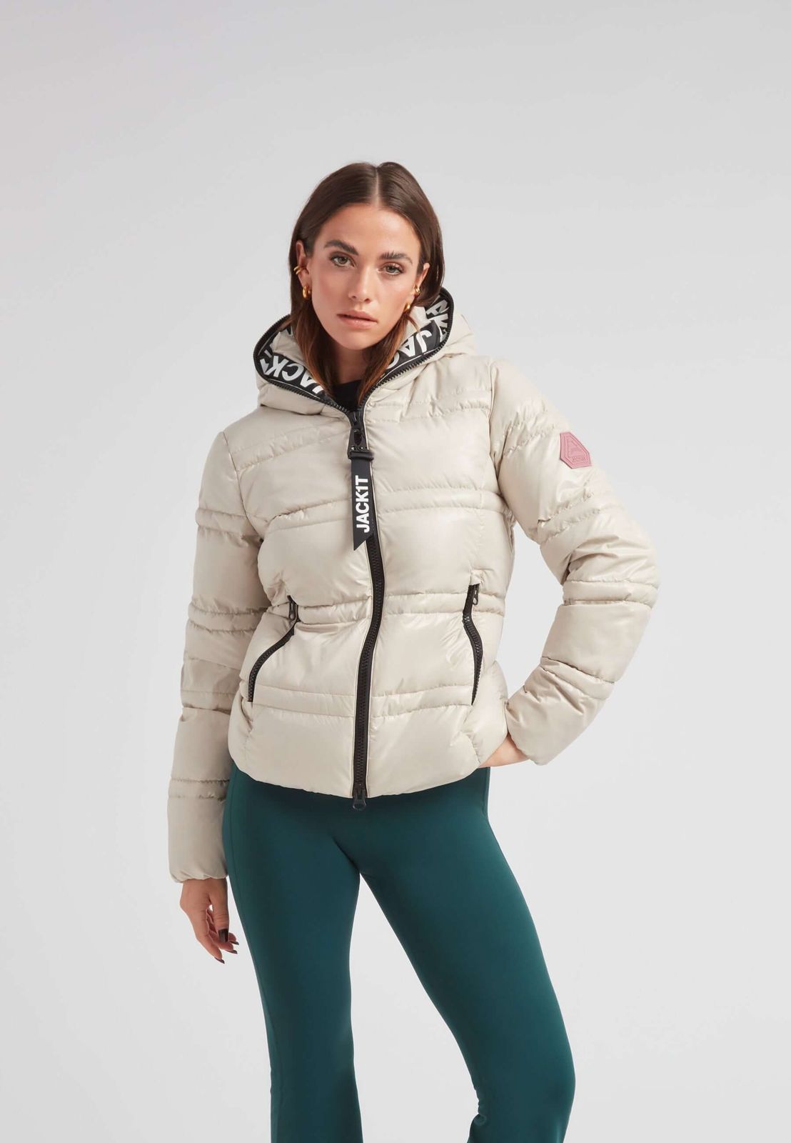 R4d Tramline Puffer Racer Jacket Lux Stone