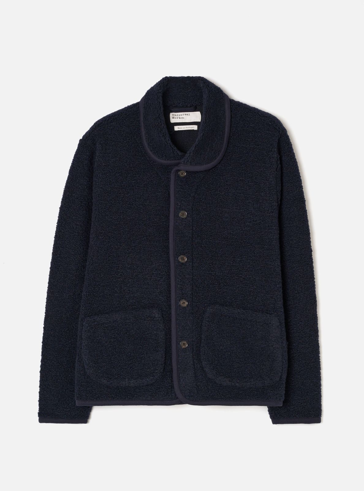 Navy Alvar Fleece Lancaster Jacket