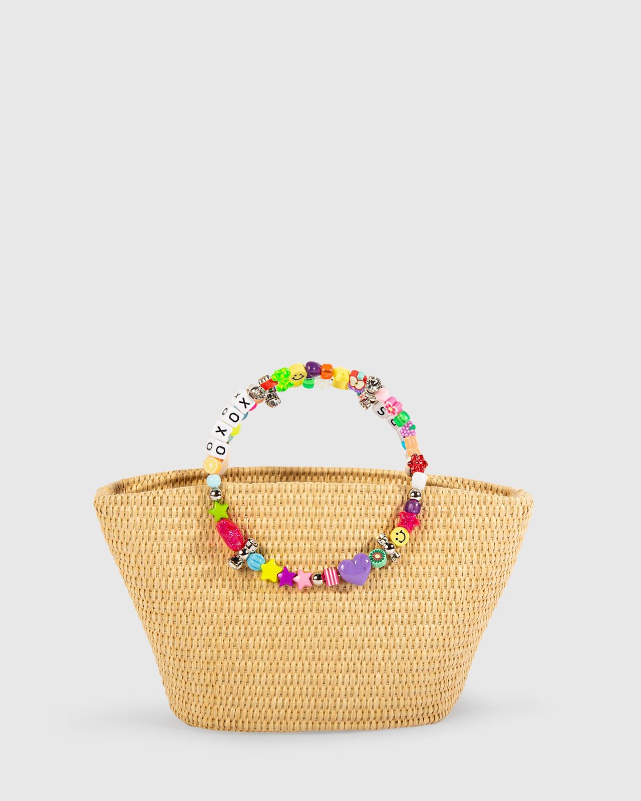 Mrs Camp Beads Basket Bag