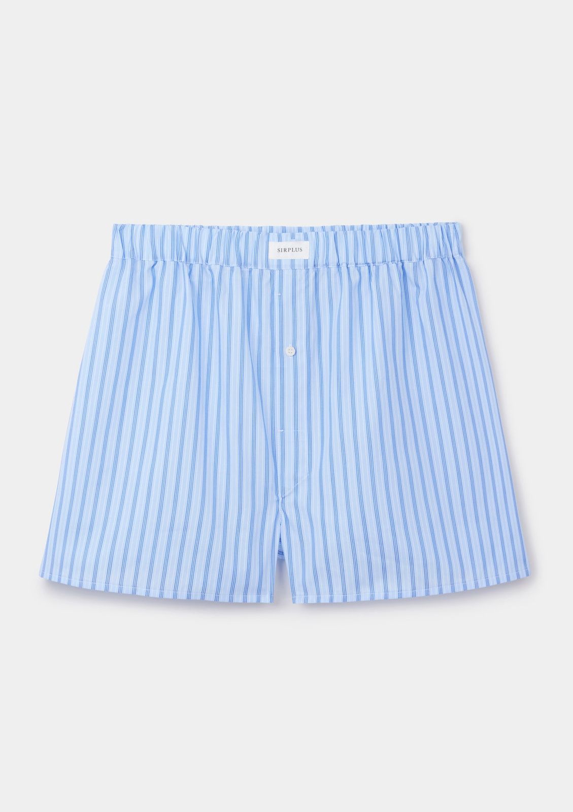 Blue Candy Stripe Cotton Boxer Shorts