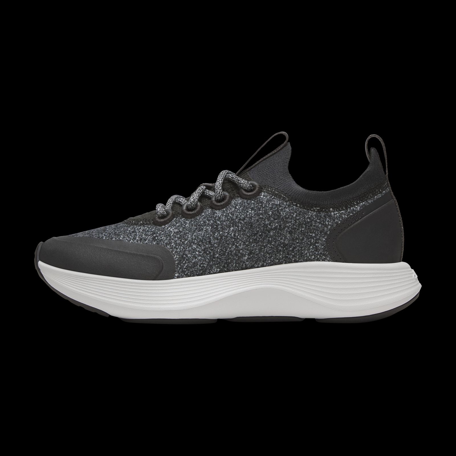 Men's Wool Strider - Dark Grey (light Grey Sole)