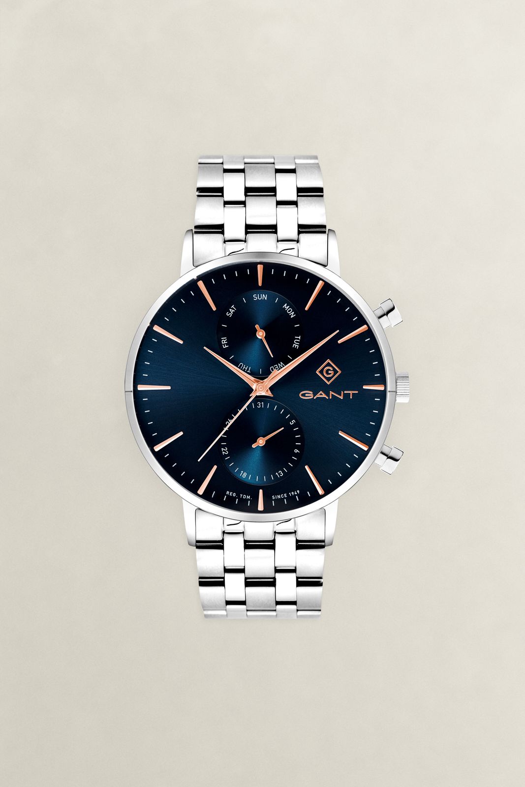 Park Hill Day-Date II Wristwatch - MID BLUE