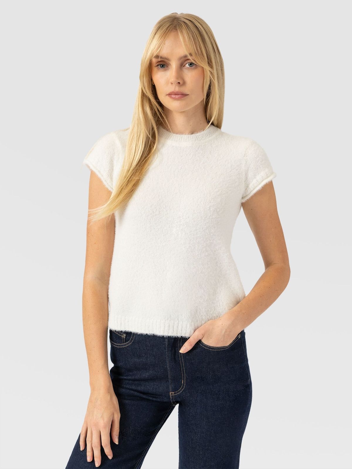Rosalie Baby Tee - Cream