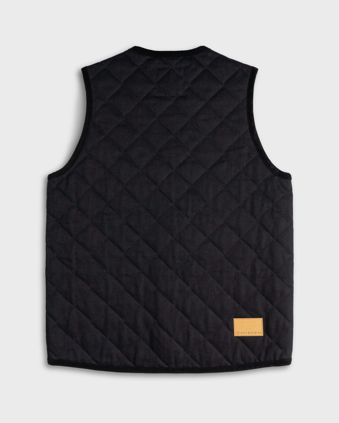 Hiut X Lavenham Men's Black Denim Gilet