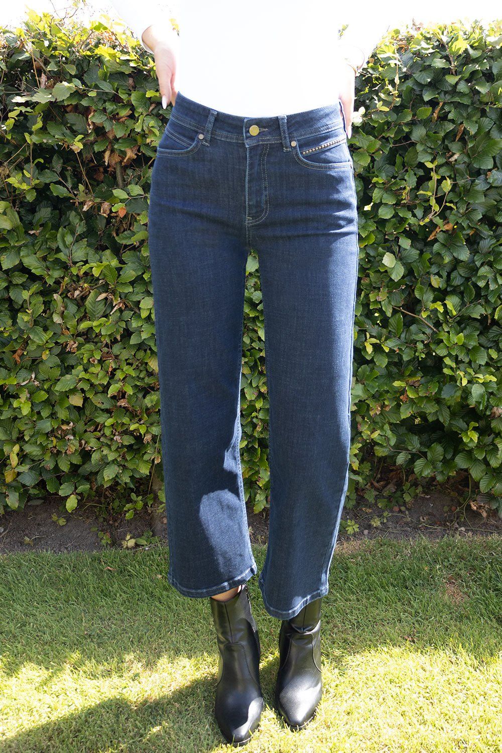 Napoli Wide Leg Denim Trouser - 27" Leg