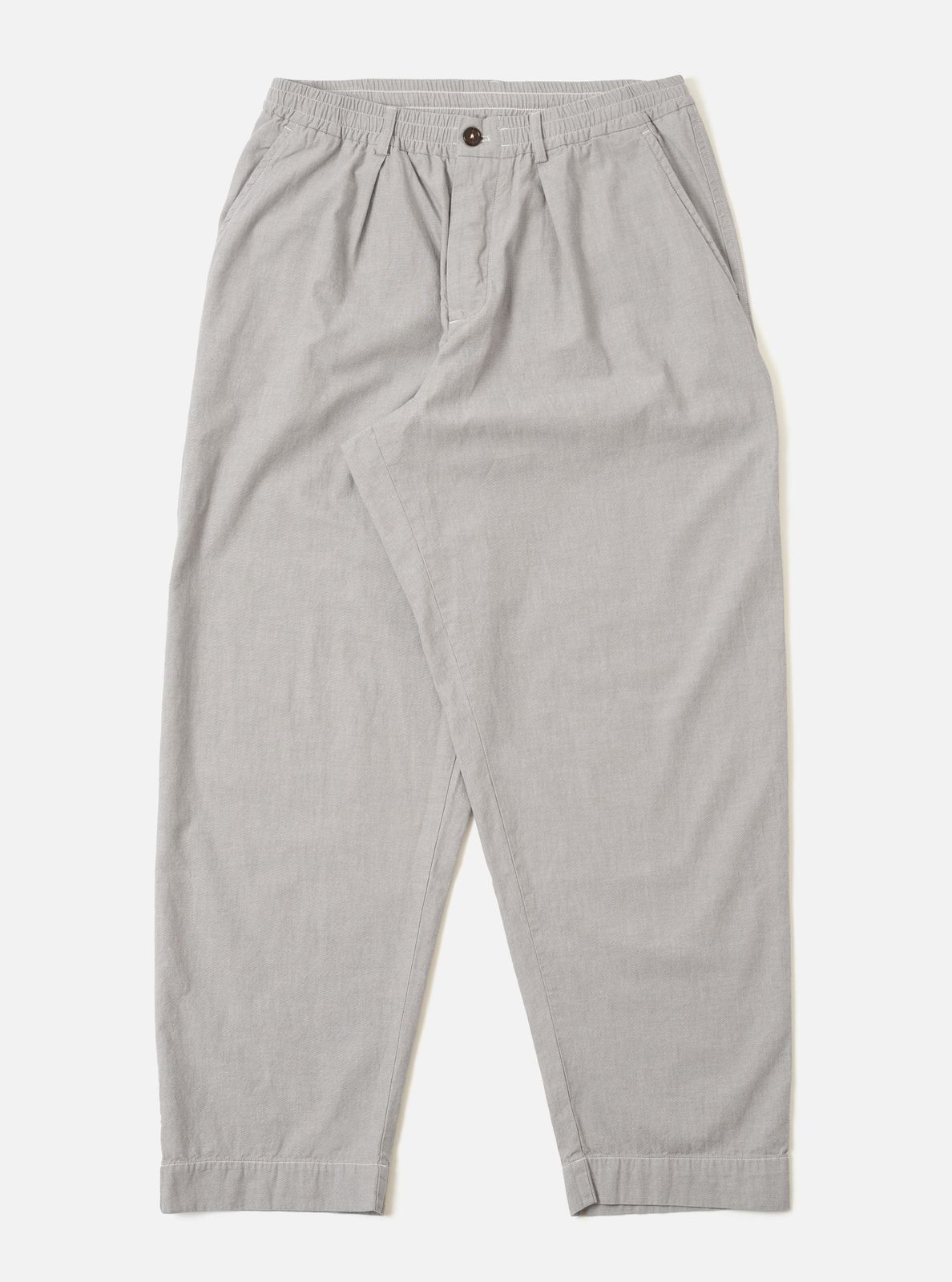 Grey Izumi Cotton Oxford Pant