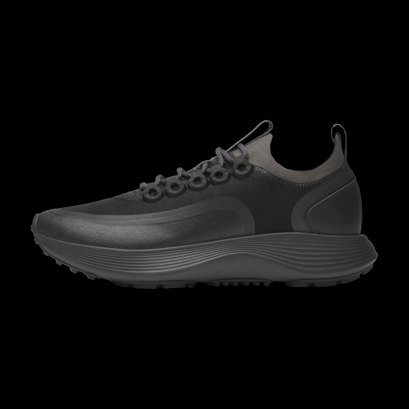 Women's Strider Explore - Natural Black (dark Grey Sole)