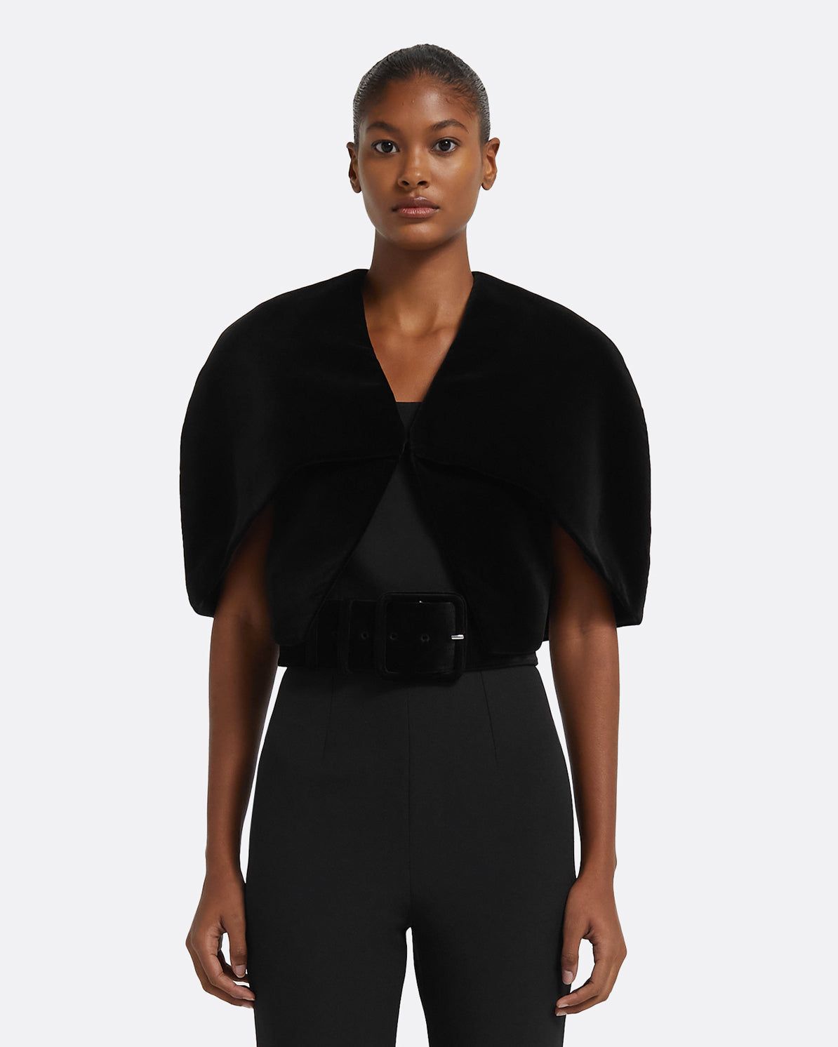 Devon Cape in Black