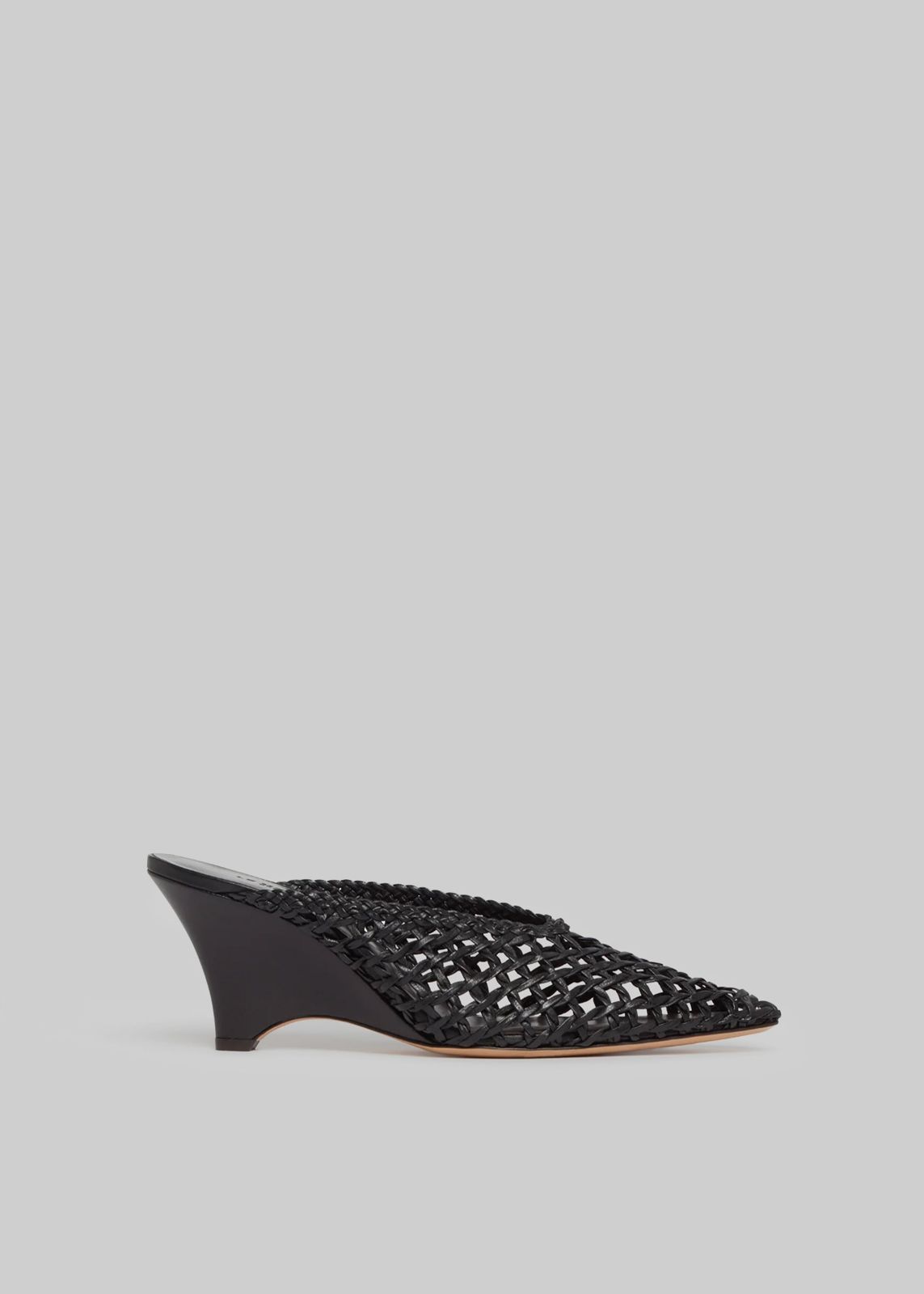 Le Monde Beryl Victoria Knotted Wedges - Black