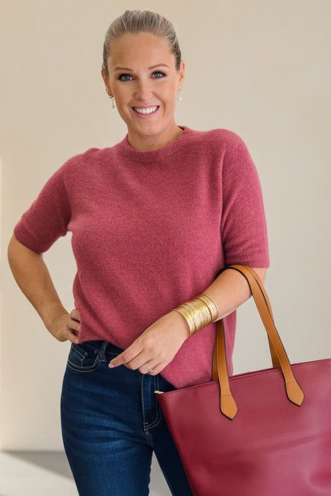 Audrey Short Sleeve Knit