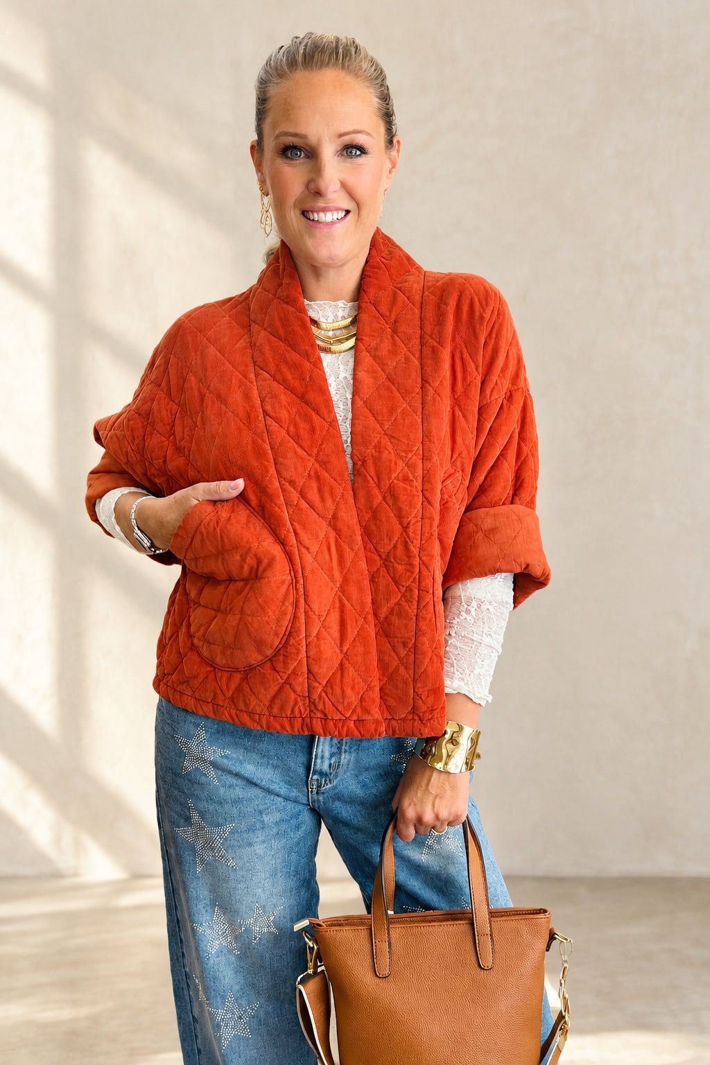 Quilted Corduroy Jacket