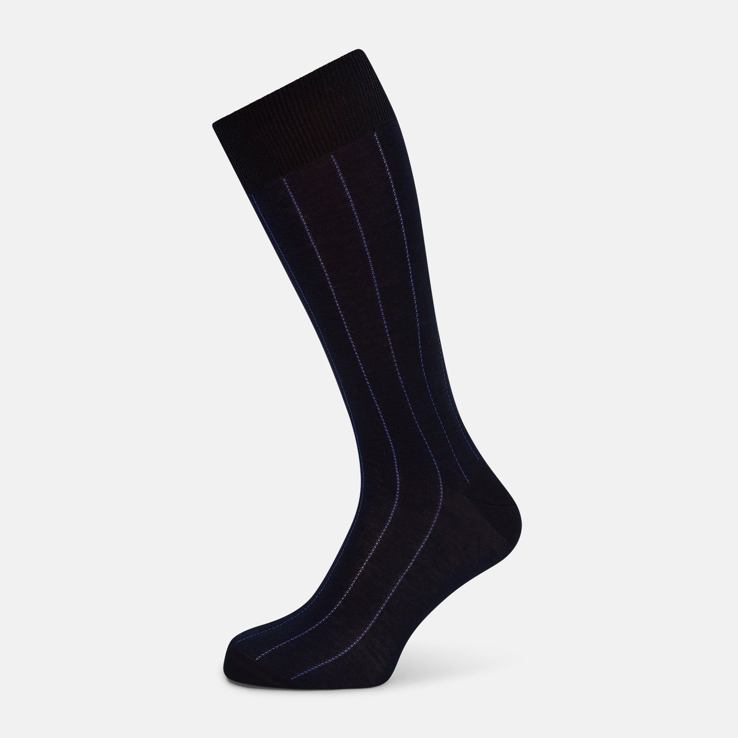 Azzurro Dash Striped Mid-length Socks