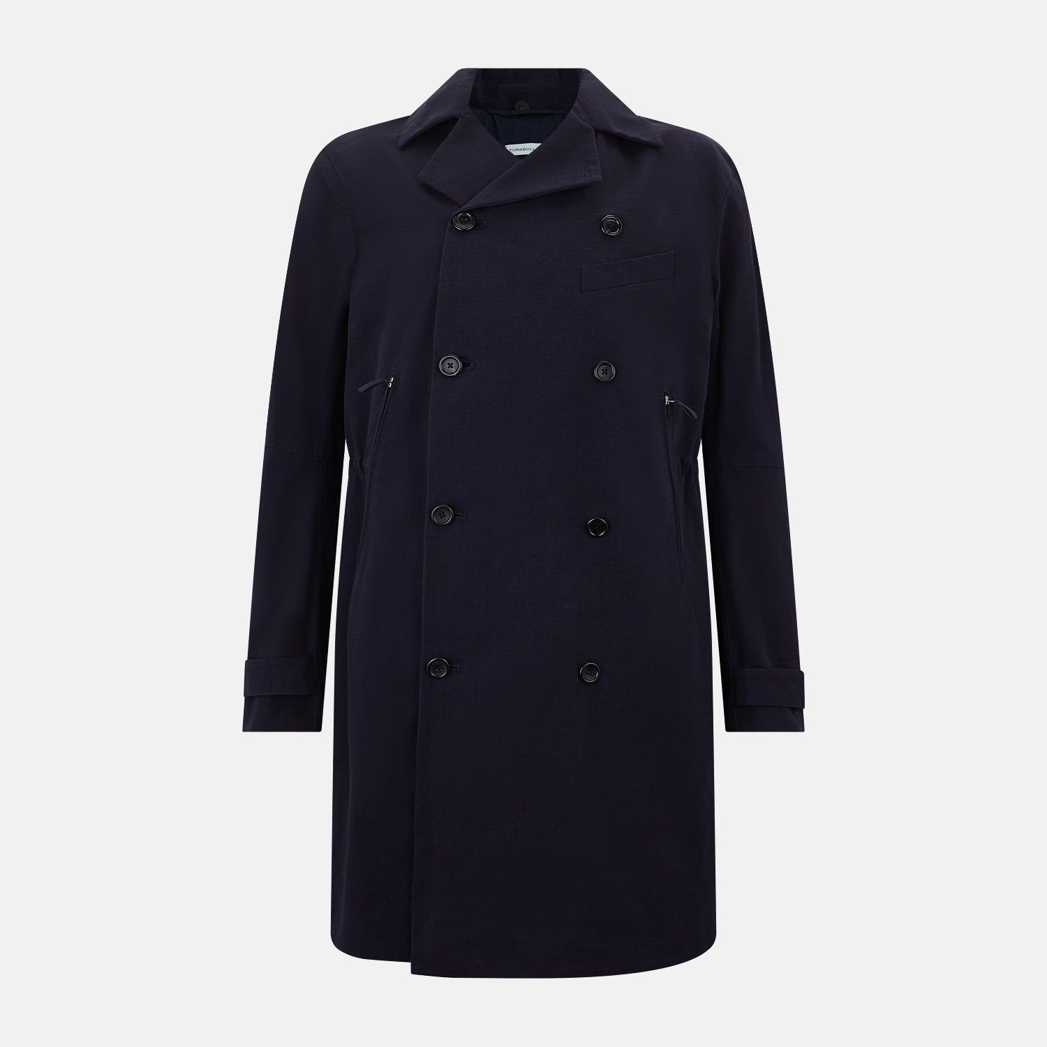 Navy Long Albert Trench Coat