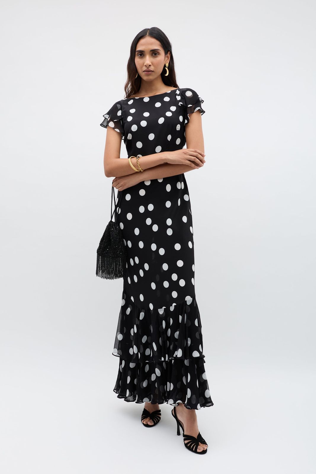 Ordinia - Mono Polka Dot Black