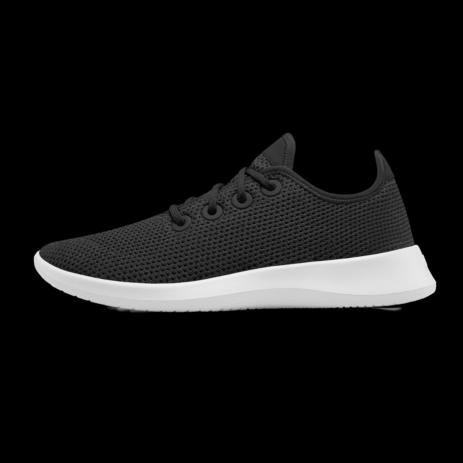 Women's Tree Runner - Jet Black (white Sole)