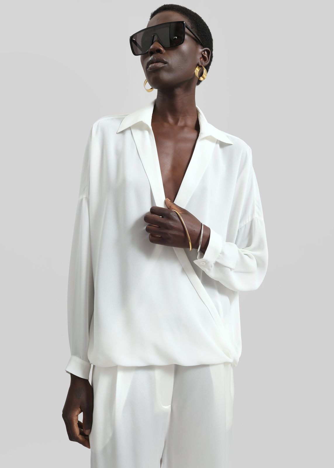 Roseau Blouse - White