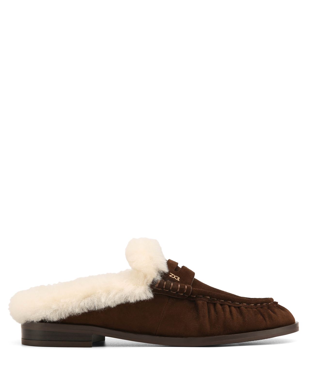Haze Mule Brown Suede