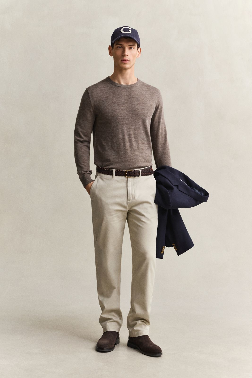 Regular Smart Chinos - EVENING BLUE