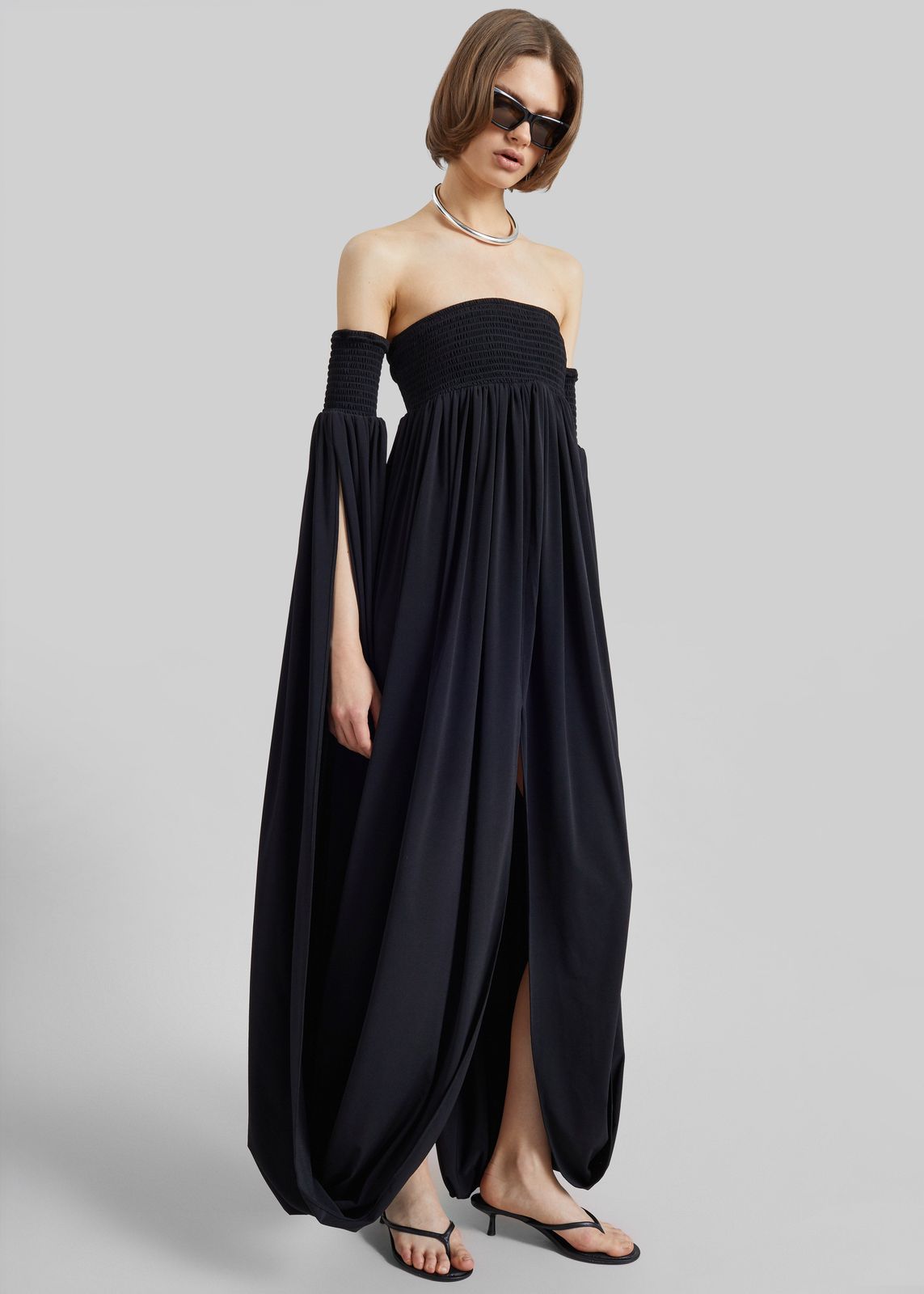 Coperni All In One Smock Dress - Black