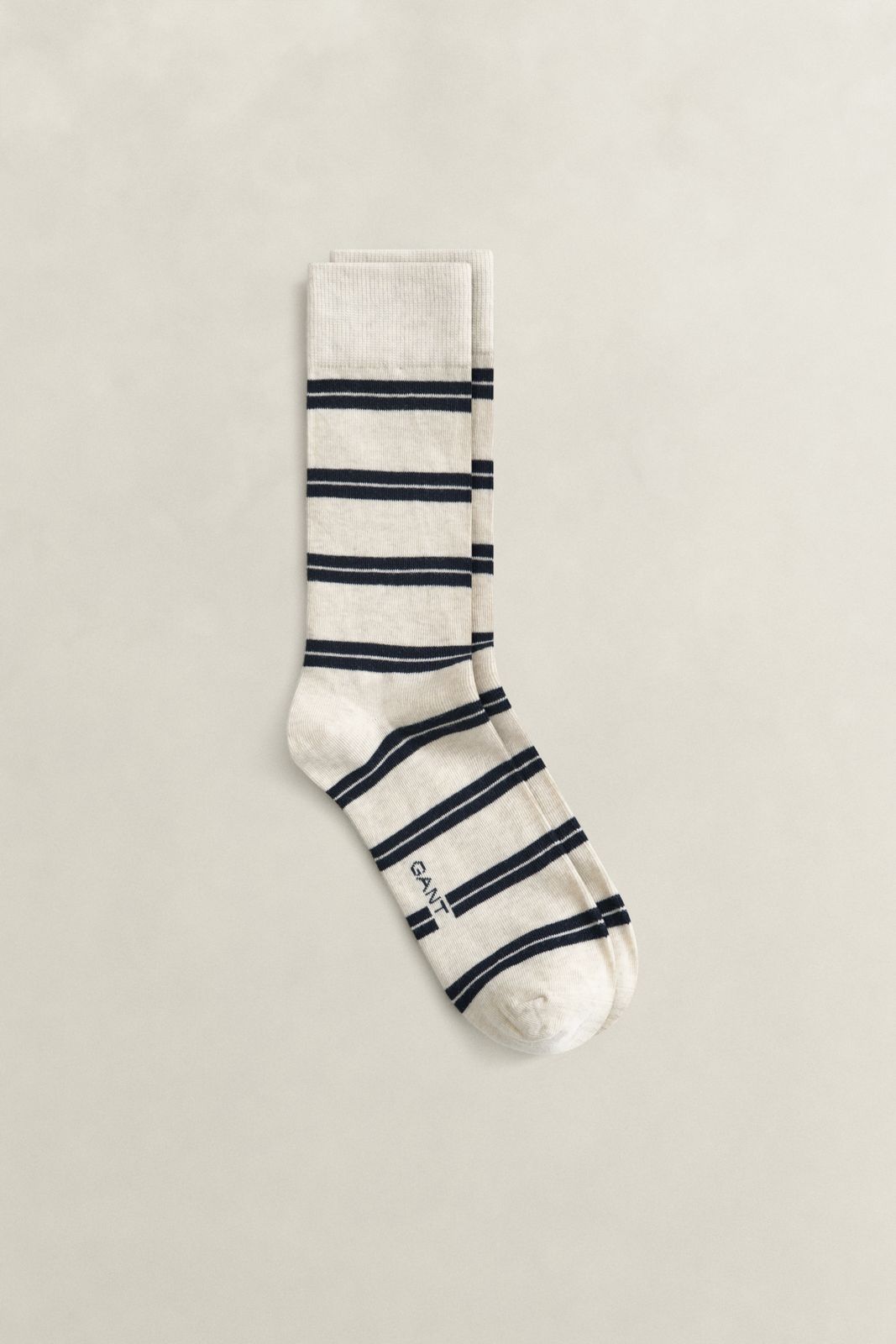 Striped Socks - CREAM MELANGE