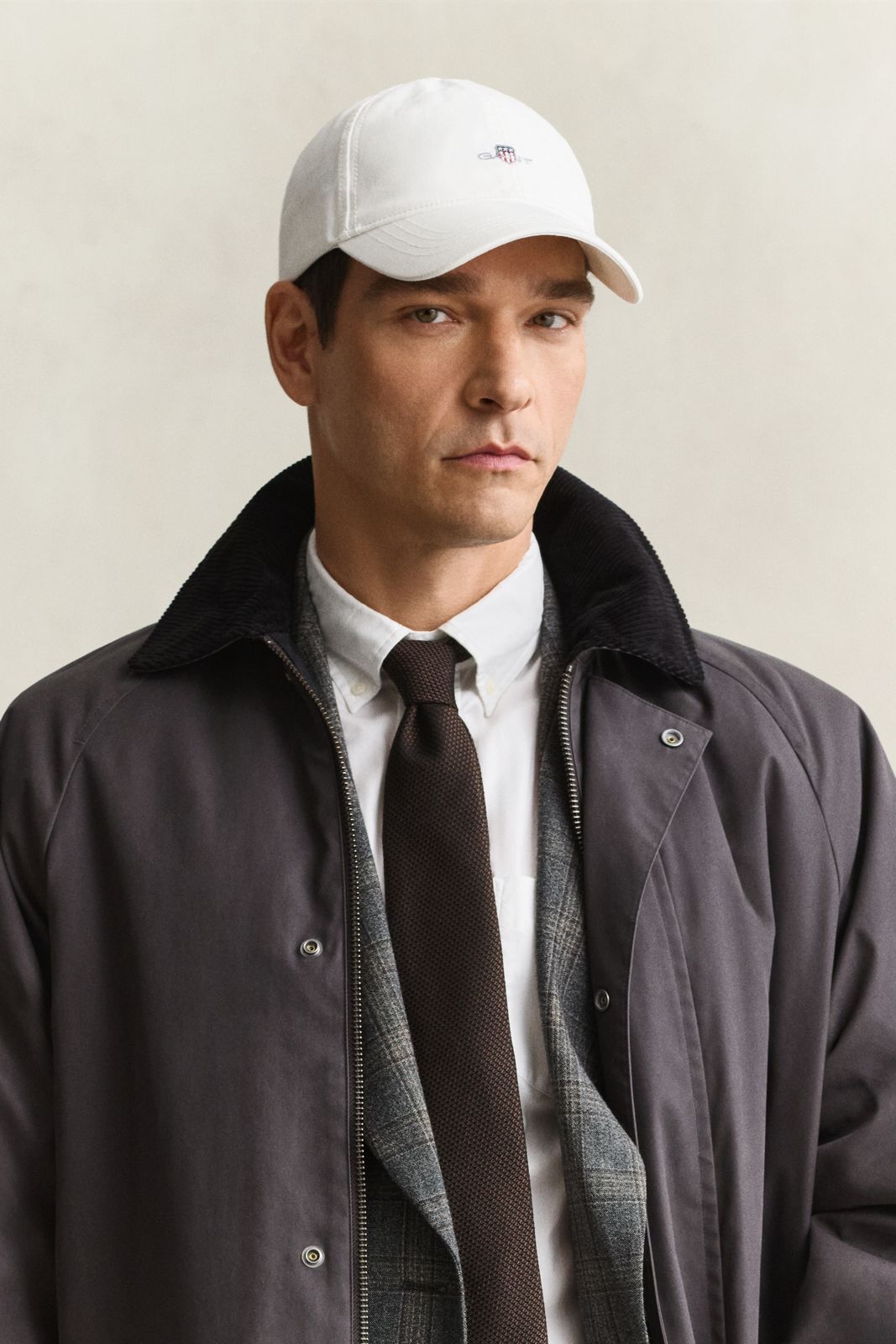 Shield Cotton Twill Cap - BLACK BROWN