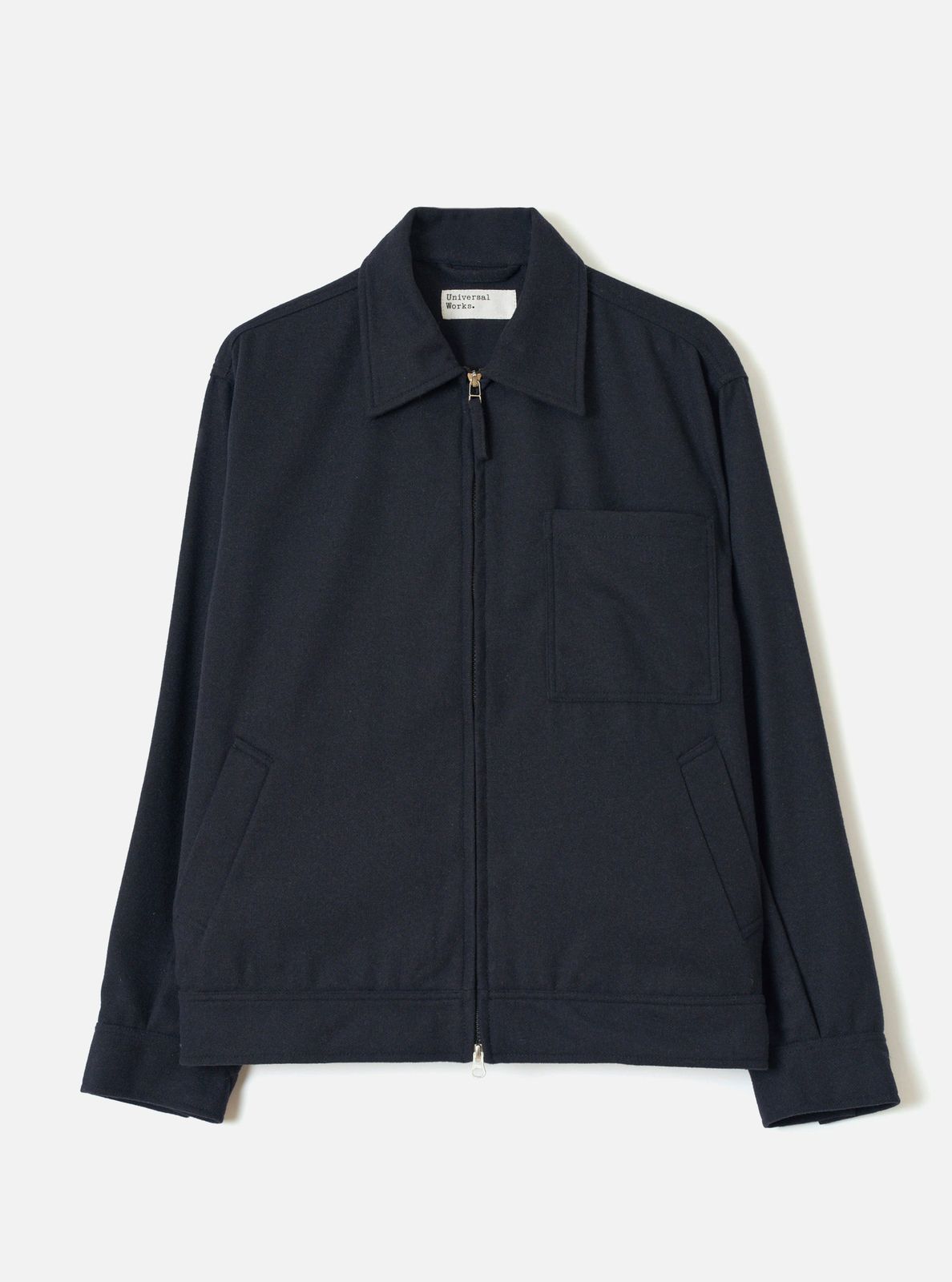 Dark Navy Dublin Wool Mix Rose Bowl Jacket