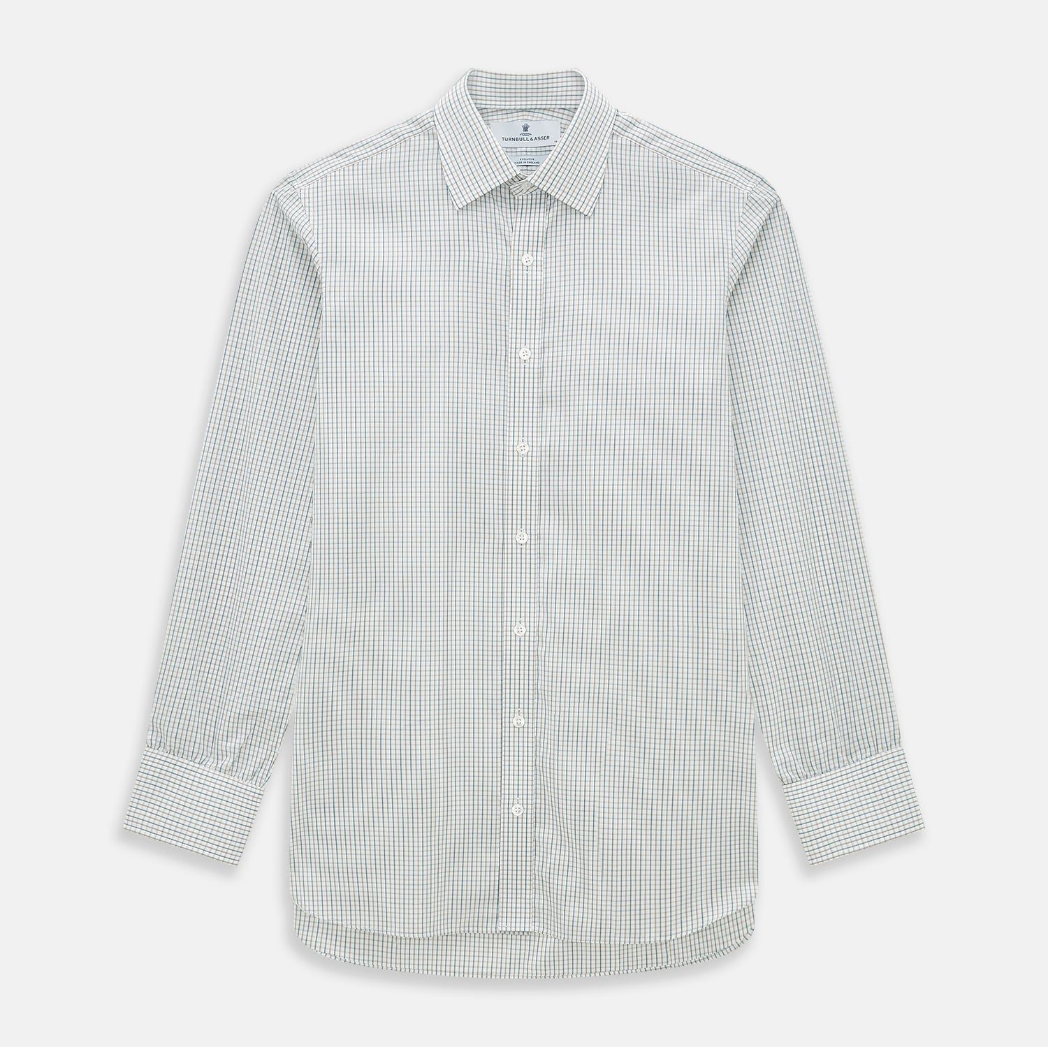 Green And Brown Multi Check Mayfair Shirt