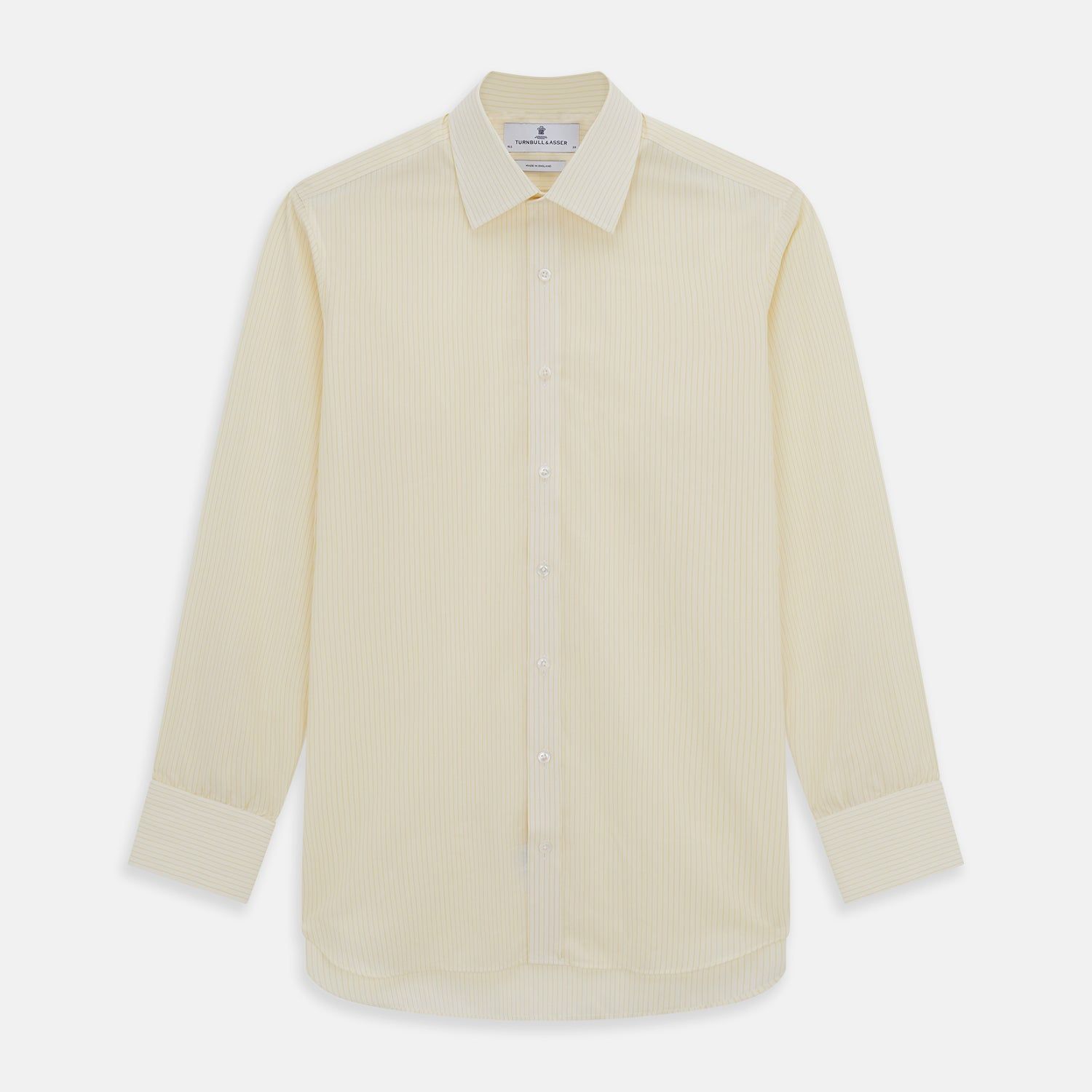 Yellow Pinstripe Mayfair Shirt