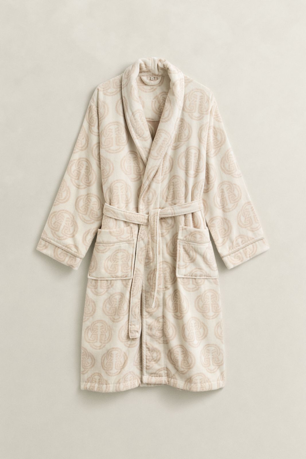 Monogram Robe - DARKENED WINE