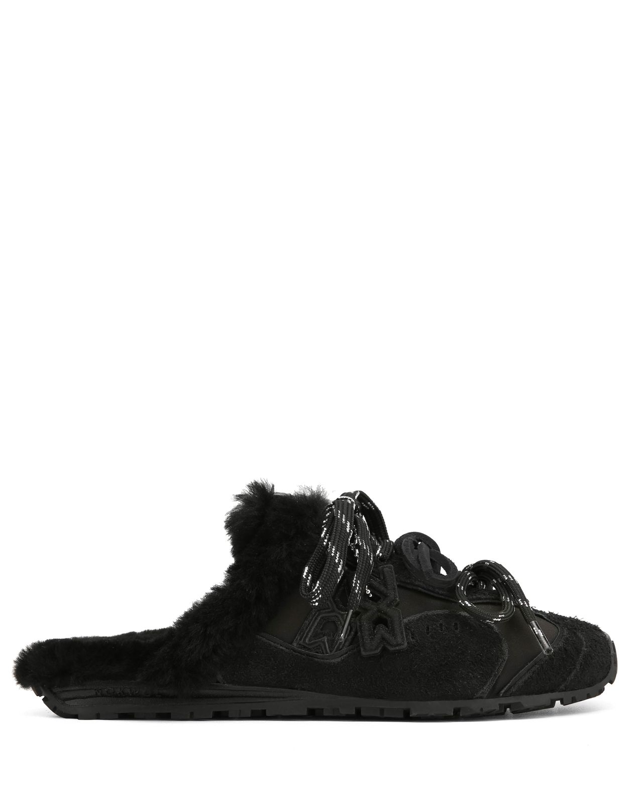 Beat Mule Black Suede/Nylon