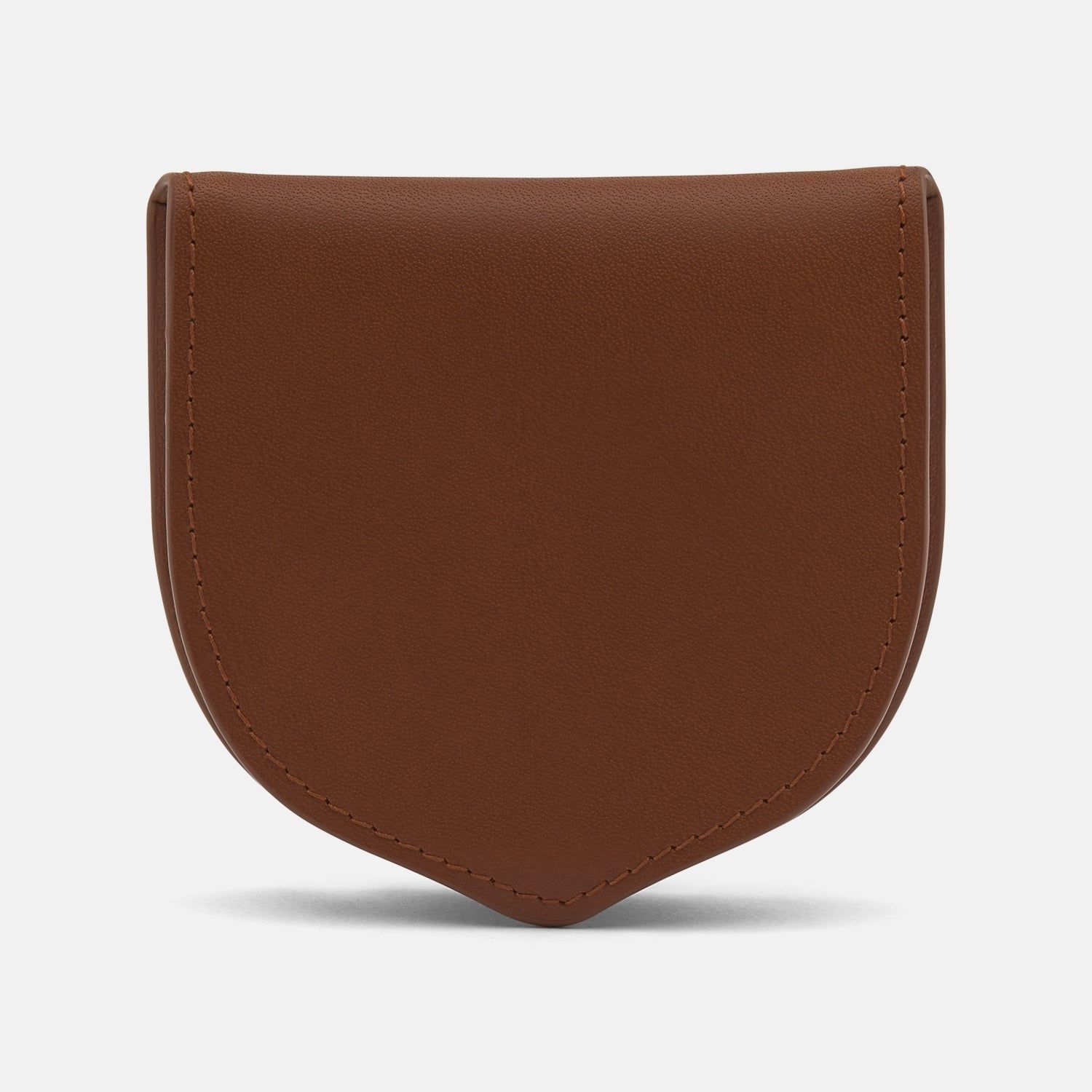Light Tan Leather Tray Purse
