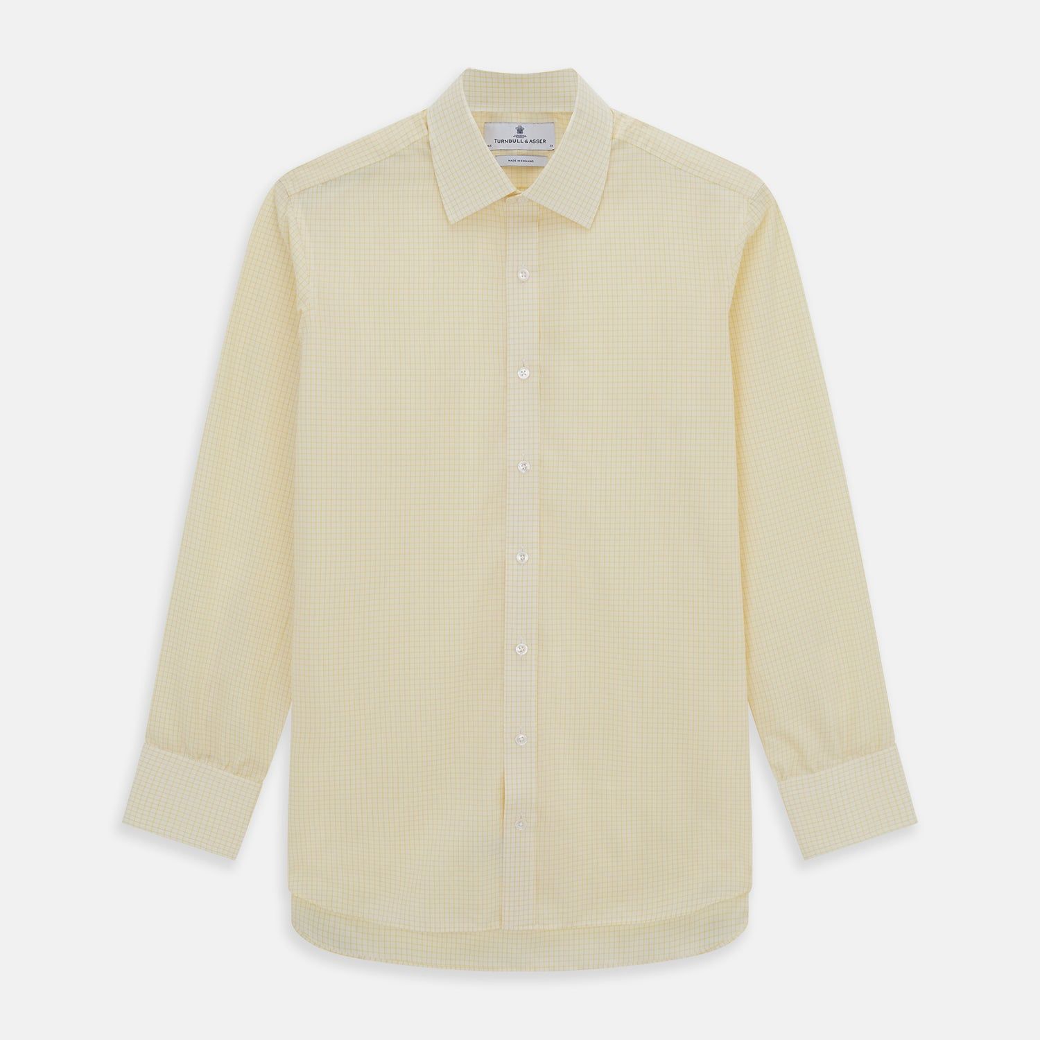 Yellow Graph Check Mayfair Shirt