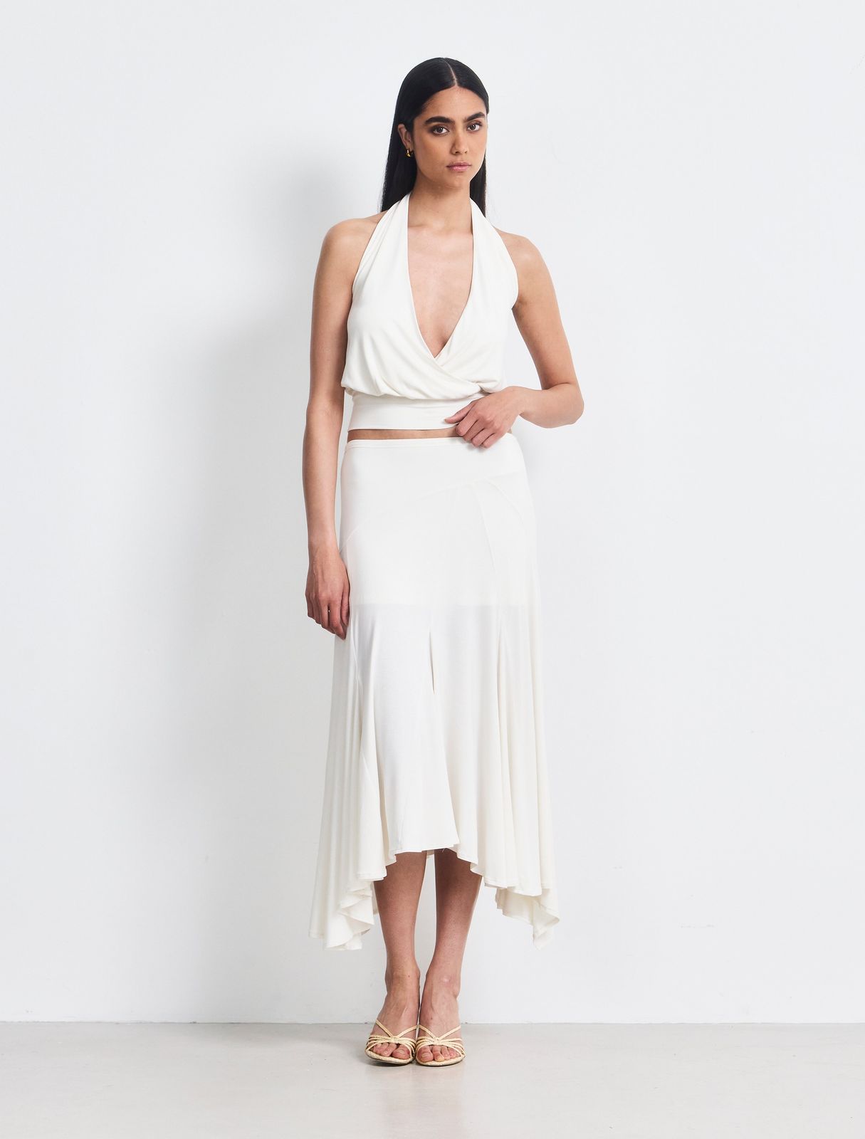 Elara Skirt In Chalk