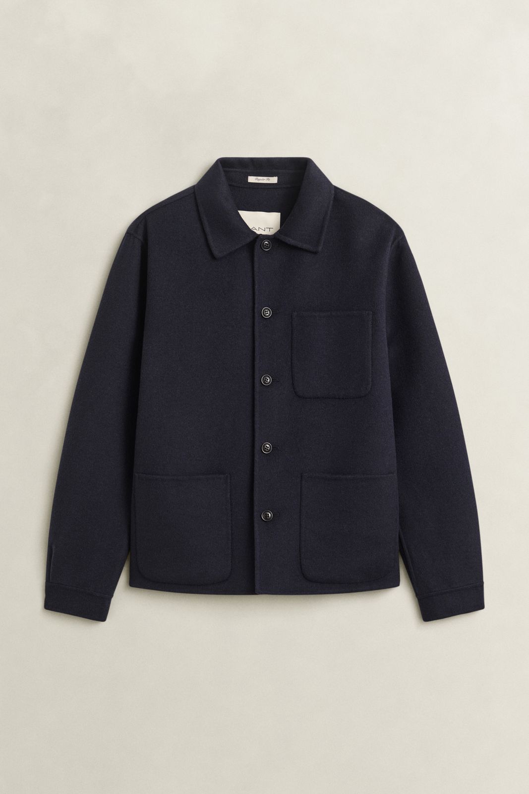 Handstitched Overshirt - EVENING BLUE