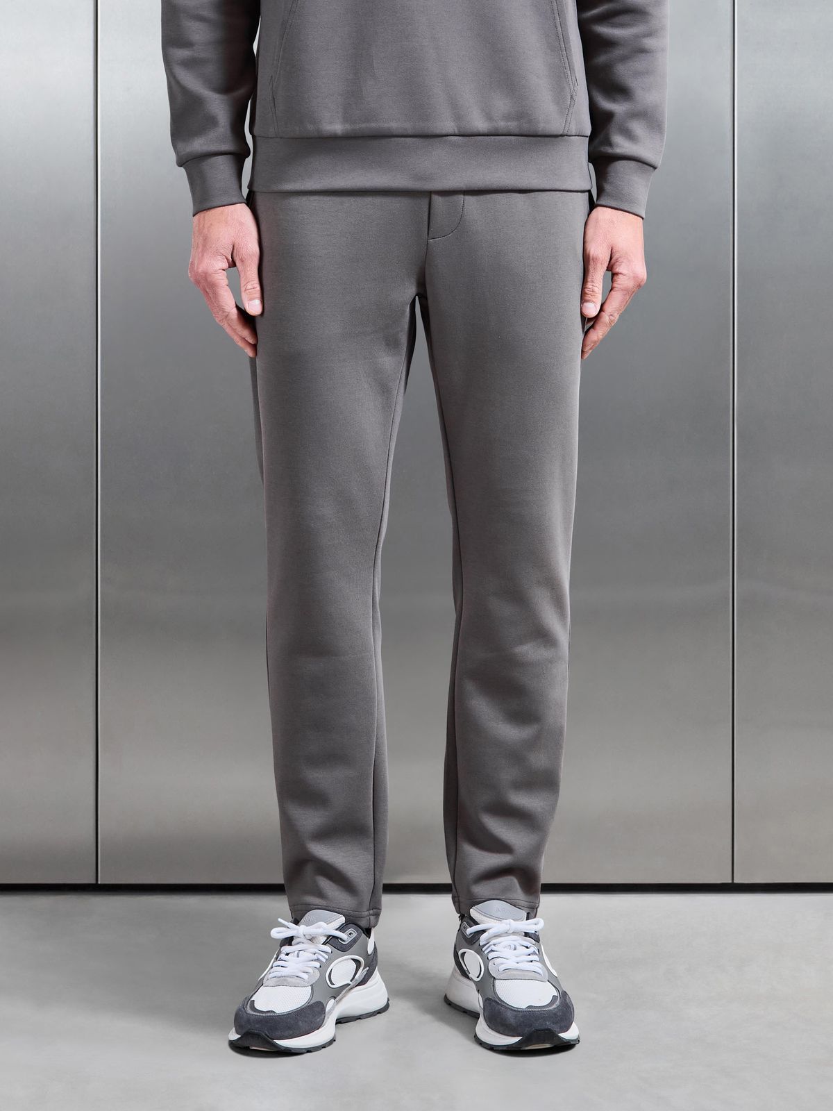 Interlock Jersey Essential Jogger in Charcoal