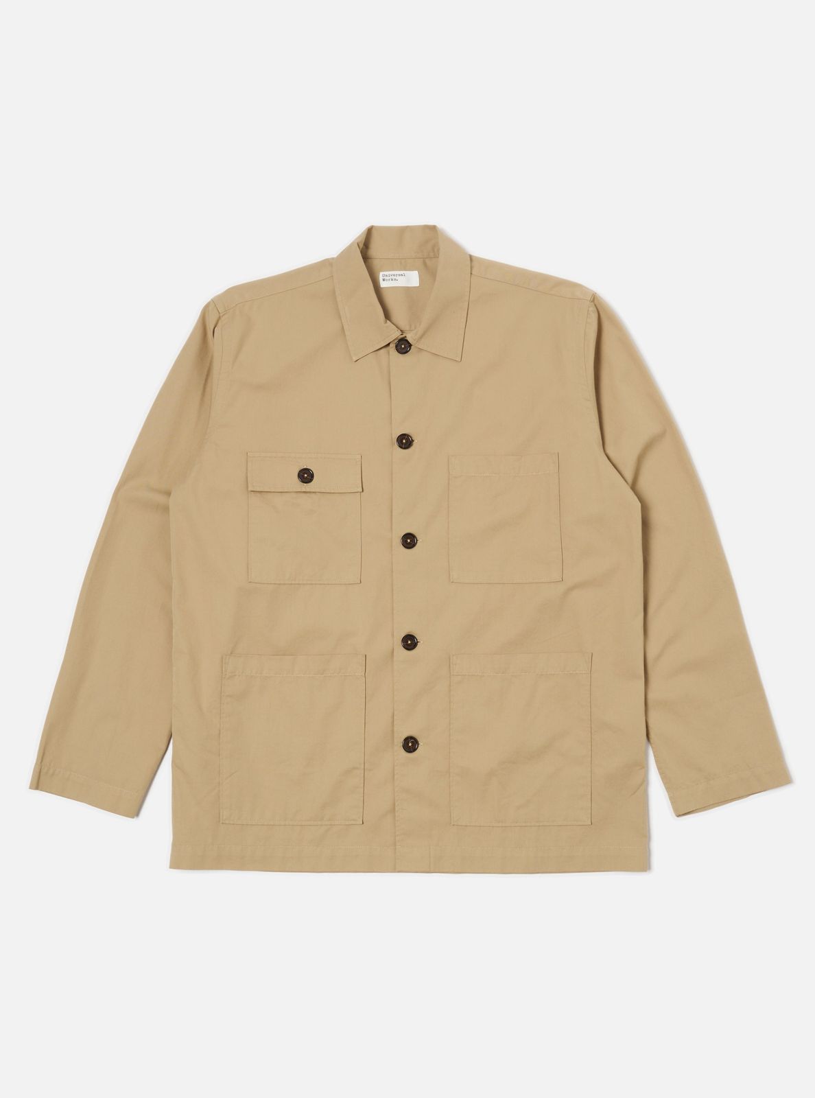 Sand Military Cotton Dockside Overshirt