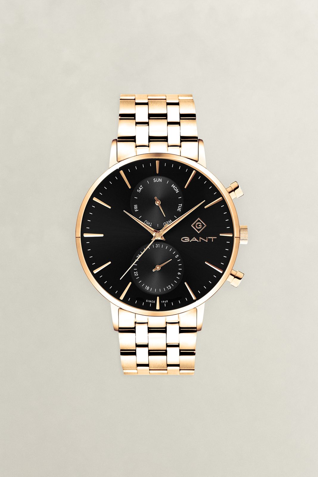 Park Hill Day-Date II Wristwatch - BLACK