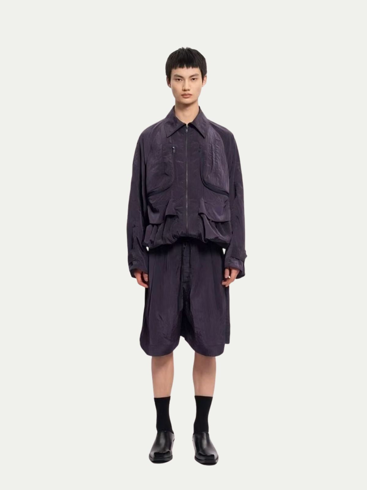 Nylon Cargo Shorts