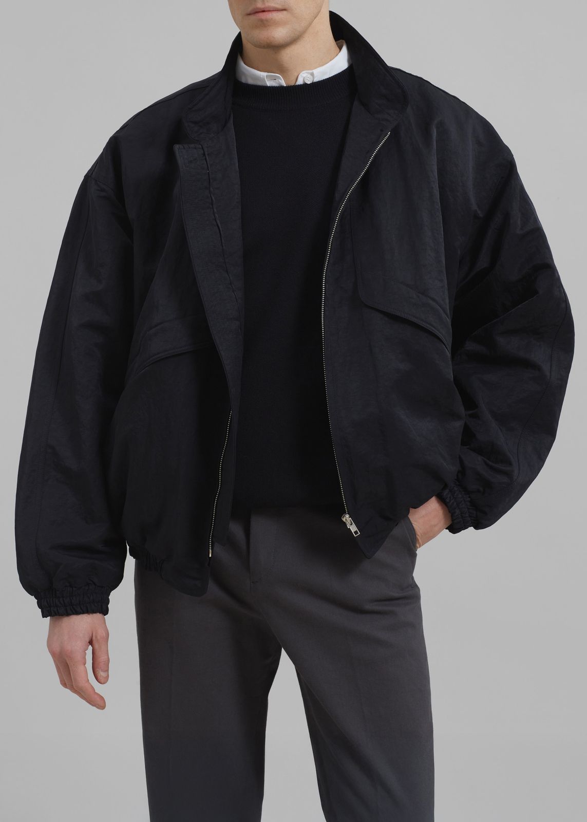 Seth Oversized Jacket - Black