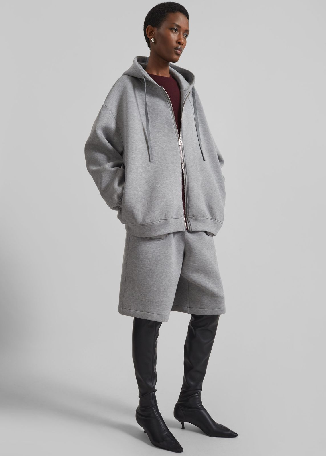 Rian Oversized Hoodie - Grey