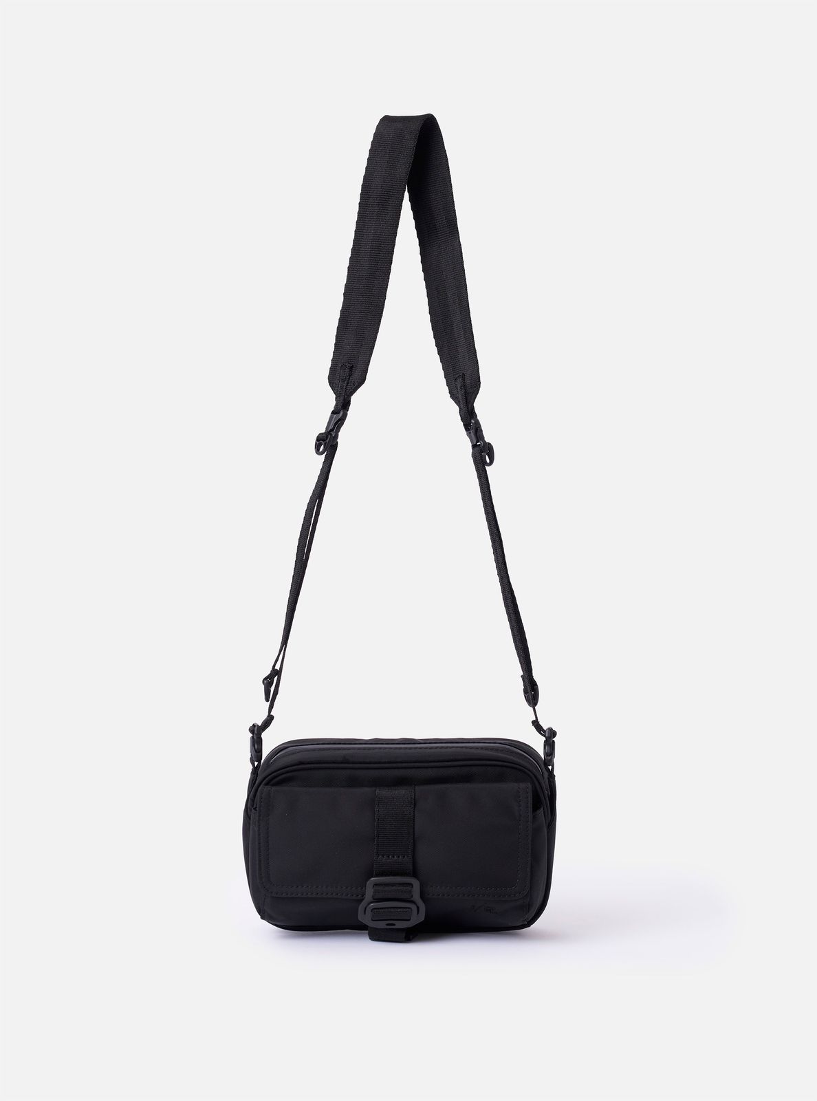 F/ce.® Black Recycled Nylon 420 Re/cor Holiday Sacoche