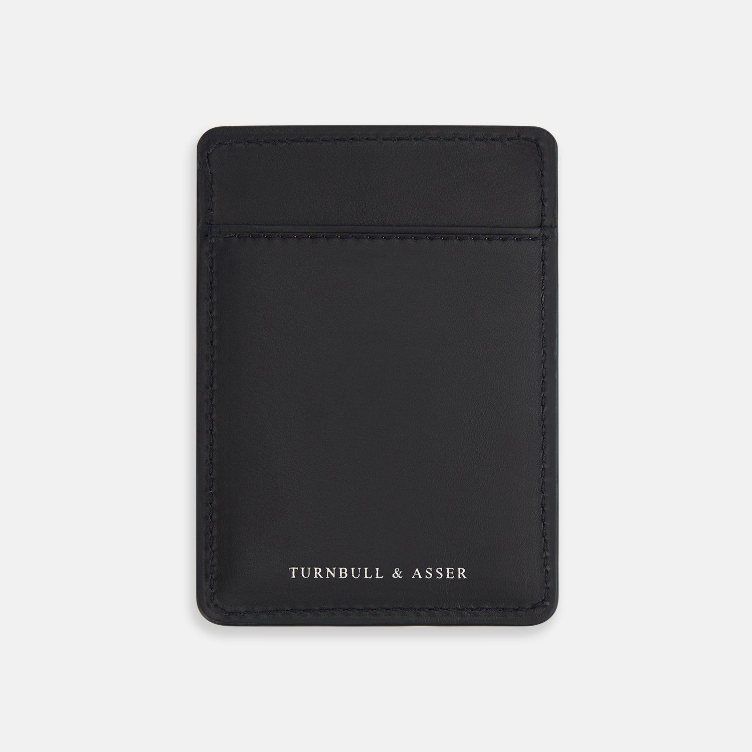 Navy Two-slot Card Case