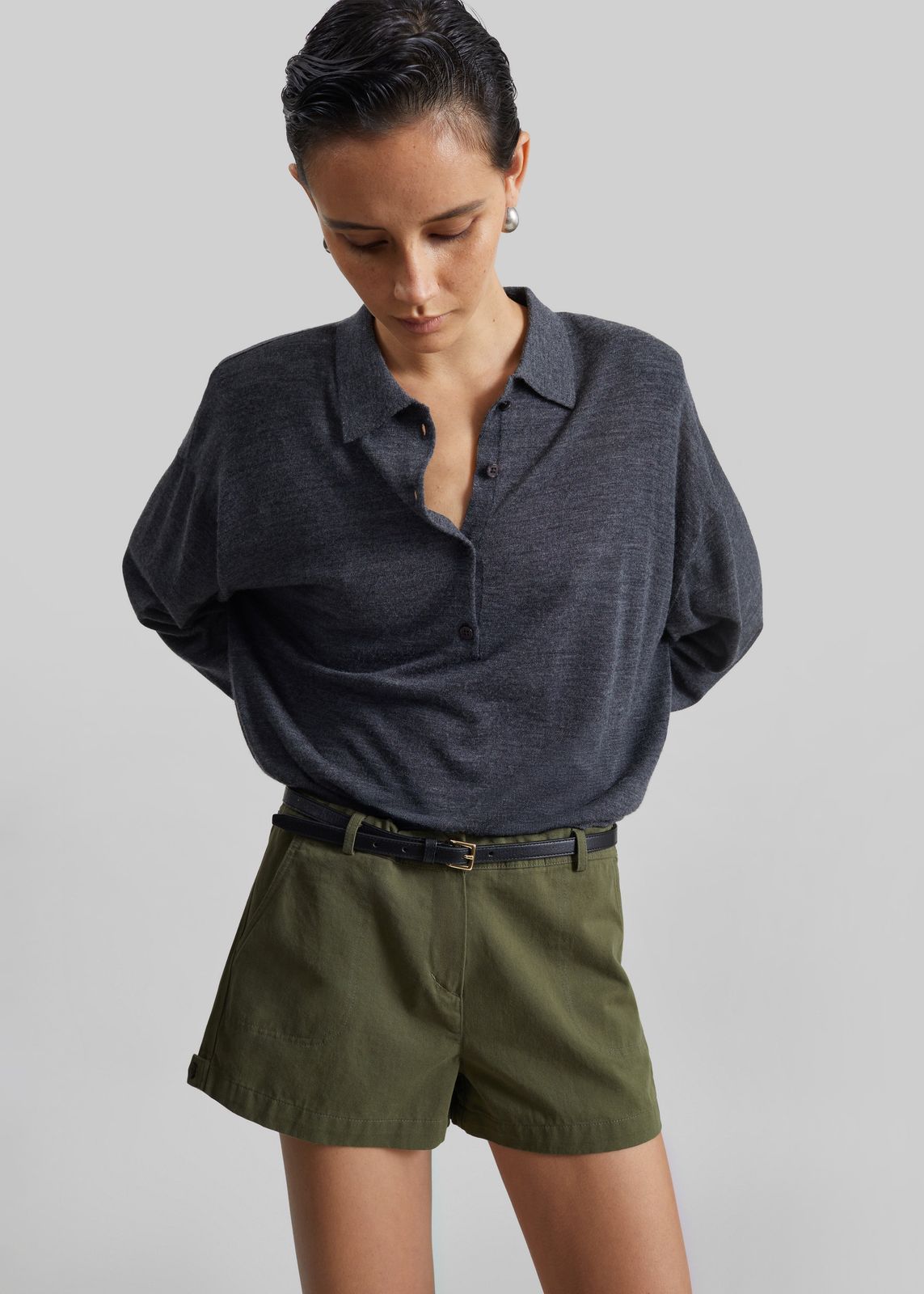 Olane Shorts - Dark Olive