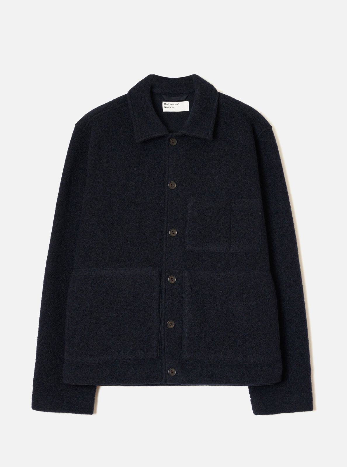 Navy Wool Fleece Uniform Jacket