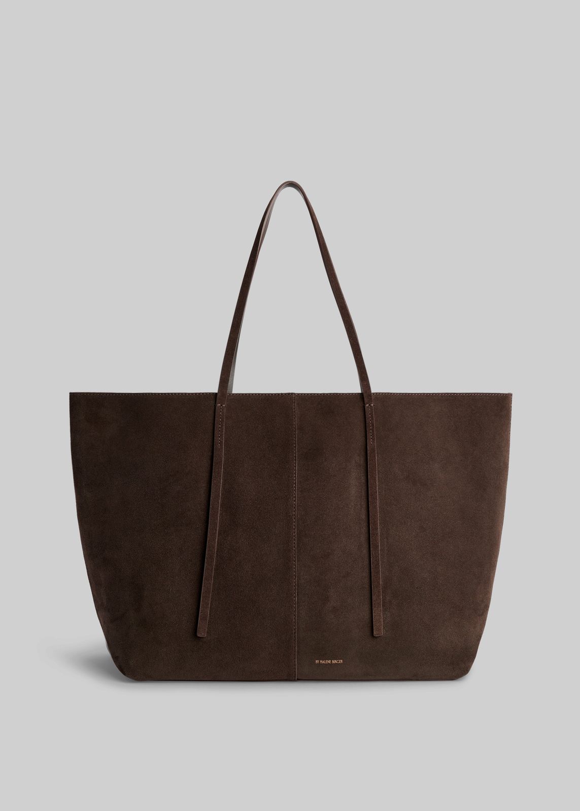 By Malene Birger Abilla Suede Tote Bag - Coffee Brown