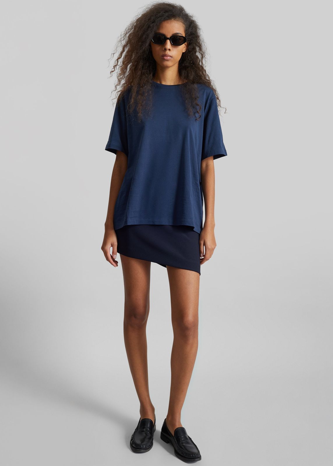 Harper Soft Organic T-Shirt - Navy