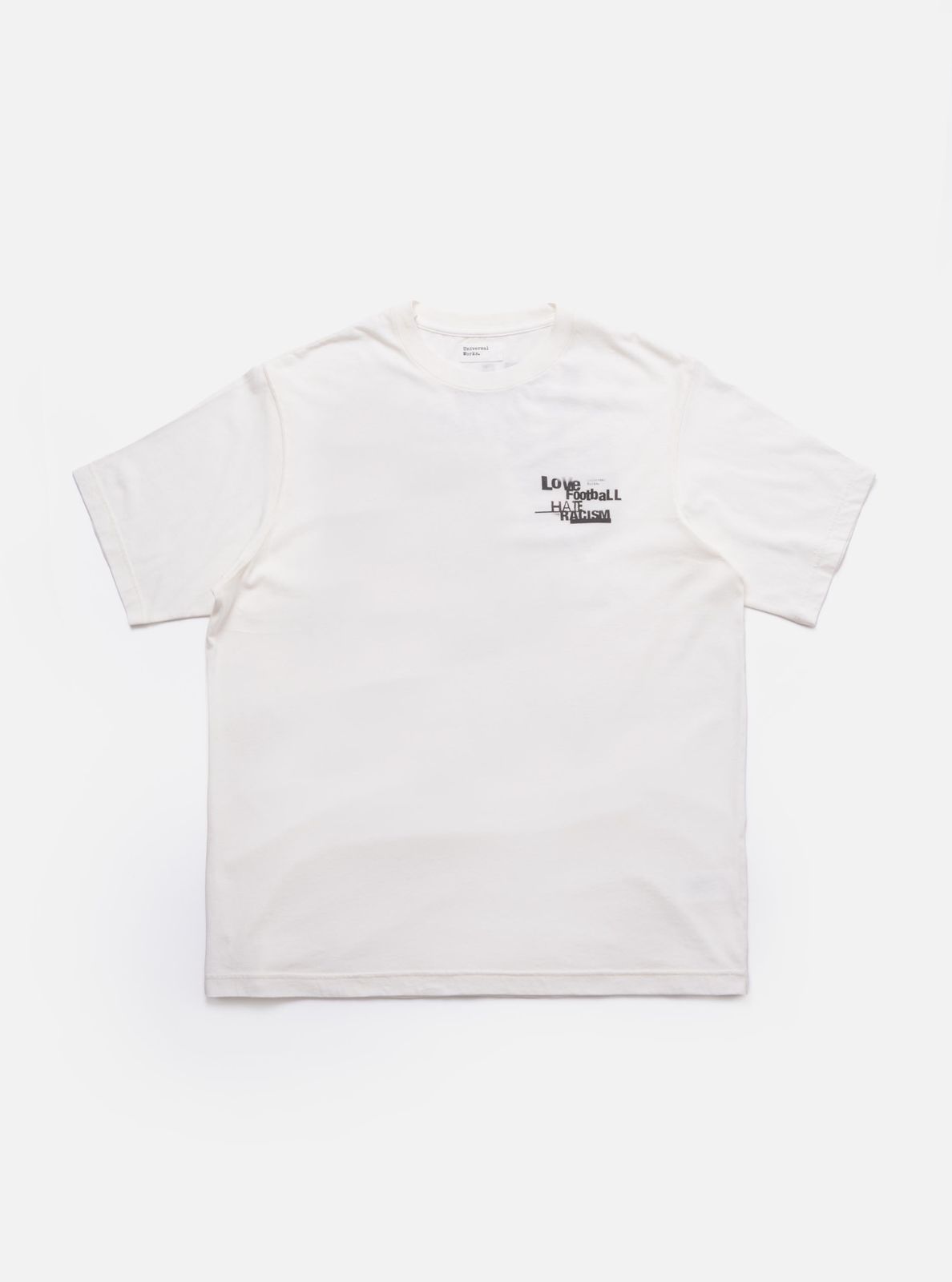 Ecru Love Football Jersey Print Tee