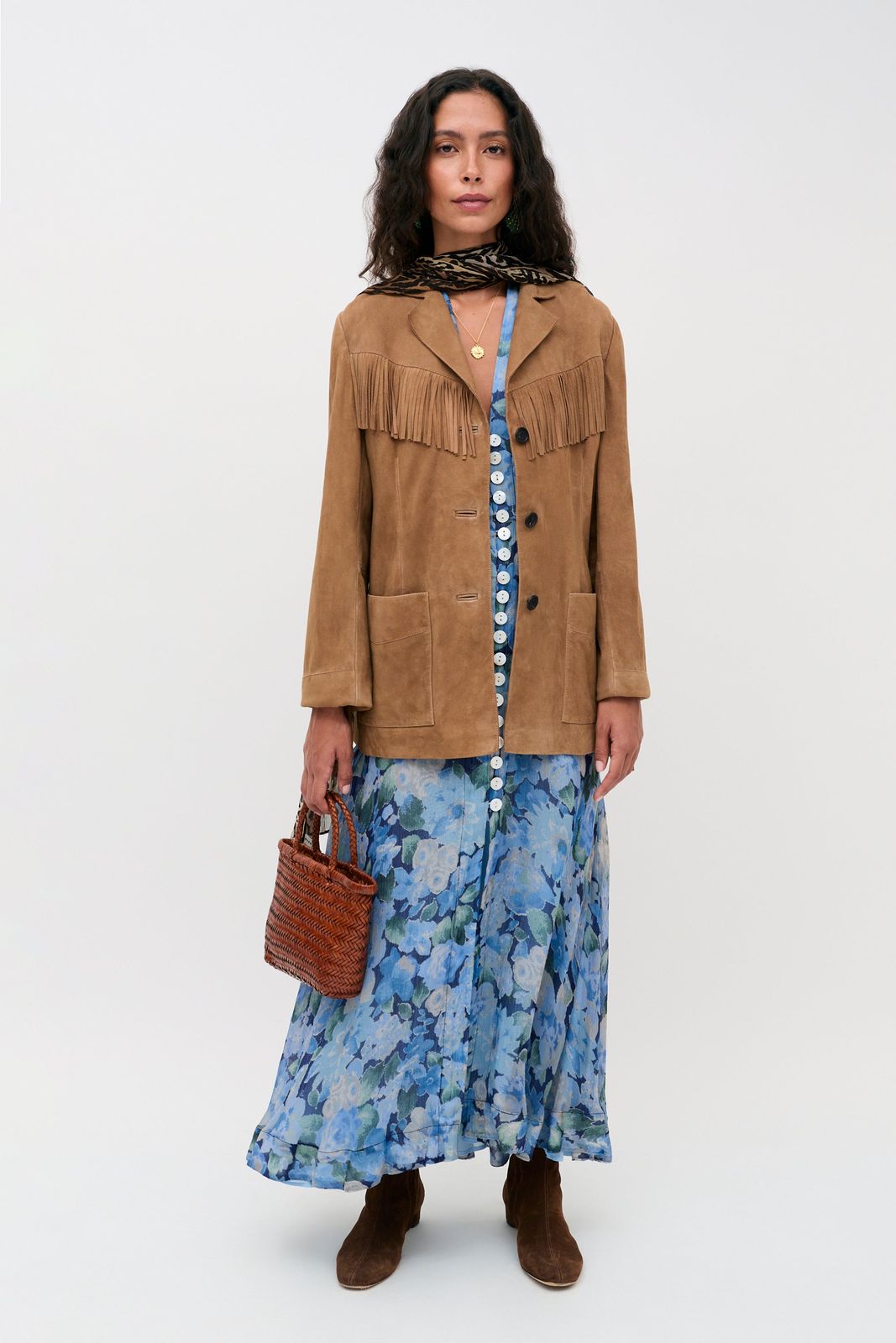 novara dress chelsea floral blue