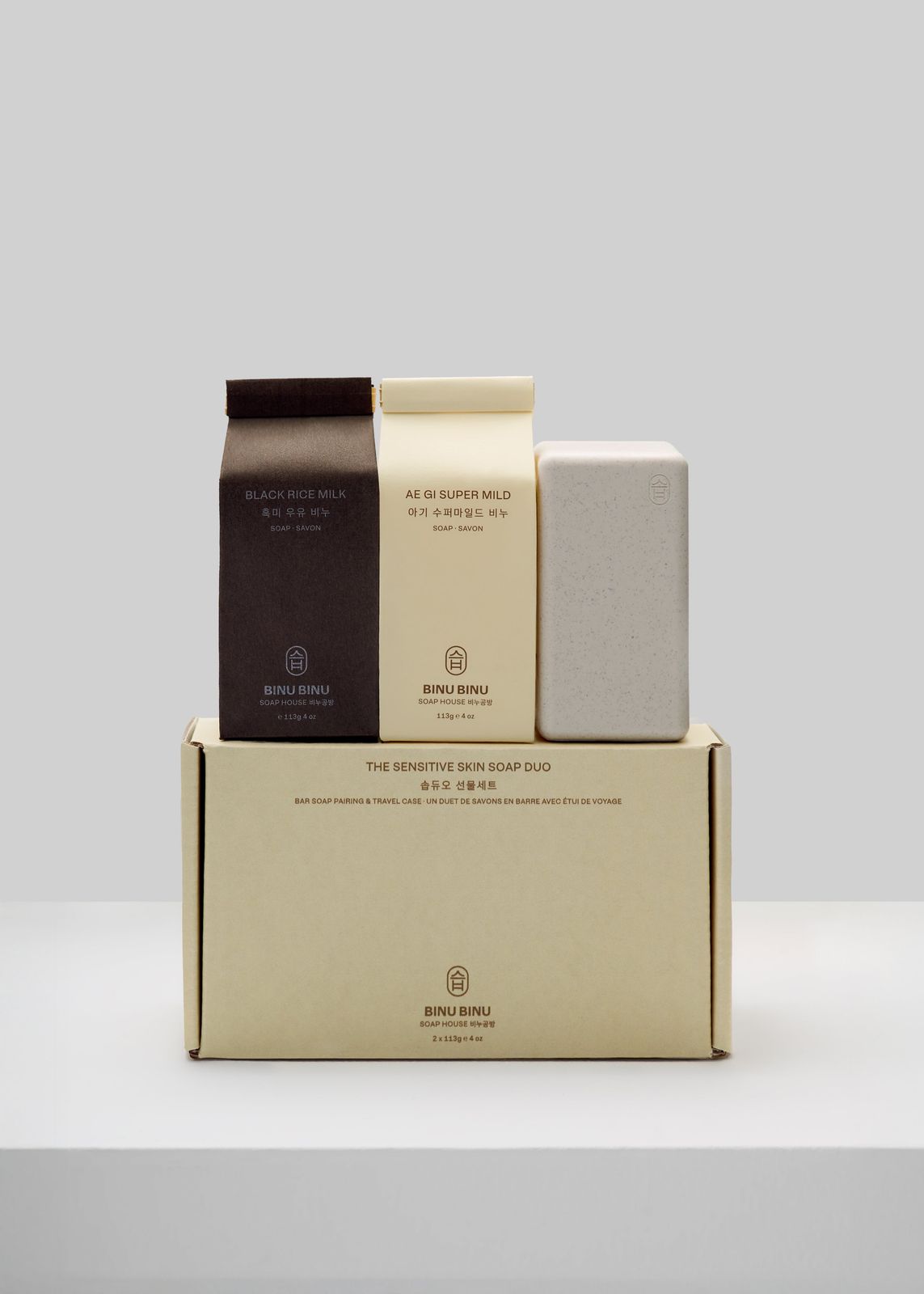 Jjimjil The Sensitive Skin Soap Duo